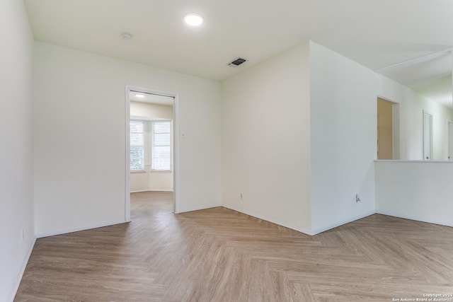7442 Castle Trail Dr, San Antonio, TX 78218 - empty room with baseboards, recessed lighting, and visible vents