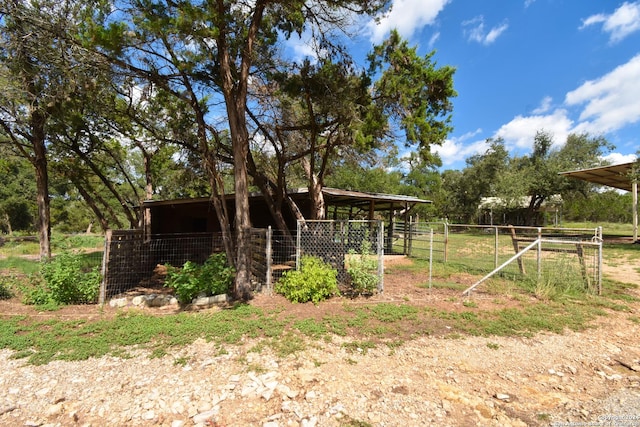 exterior space featuring an outdoor structure and an exterior structure