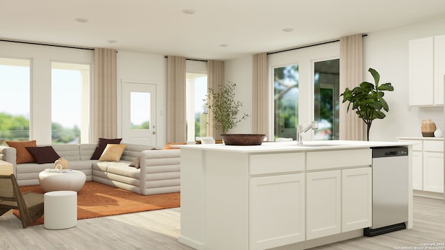 interior space featuring a sink
