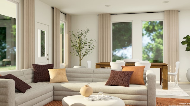 view of living room