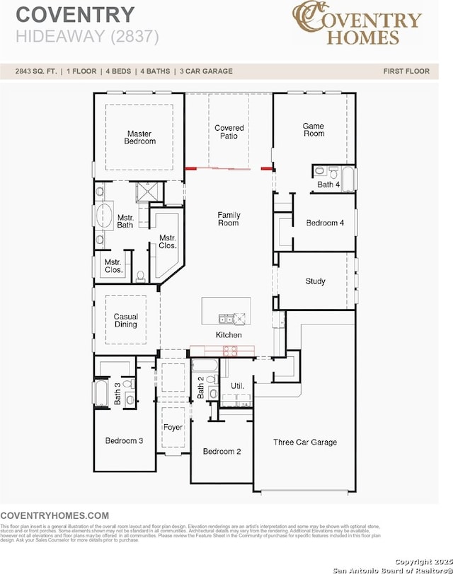 9651 Van Horn, San Antonio, TX 78254 - view of layout