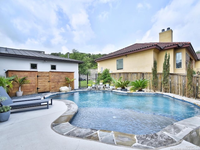 7211 Cresta Bulivar, San Antonio, TX 78256 - view of pool with a fenced backyard and a fenced in pool