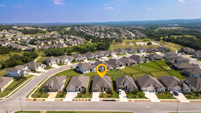 140 Cordova, Boerne, TX 78006 - aerial view of property and surrounding area with nearby suburban area