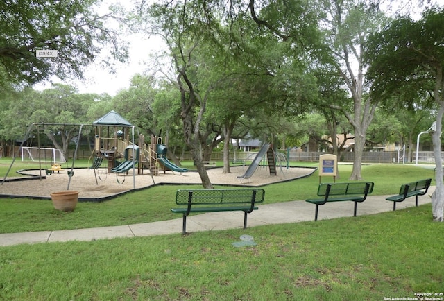 13110 Vista Del Mundo, San Antonio, TX 78216 - community playground featuring a yard and fence