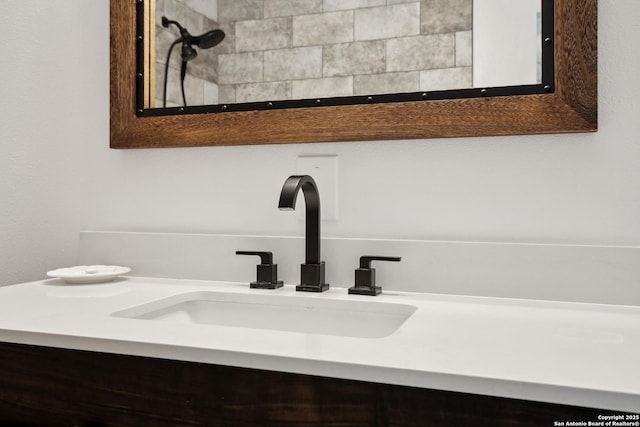 details featuring vanity