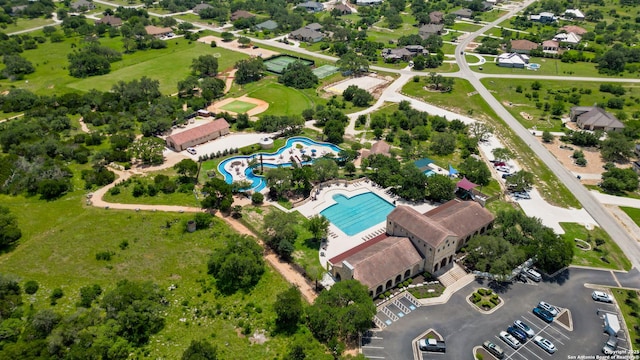 1412 Corkscrew, New Braunfels, TX 78132 - aerial view of a pool area