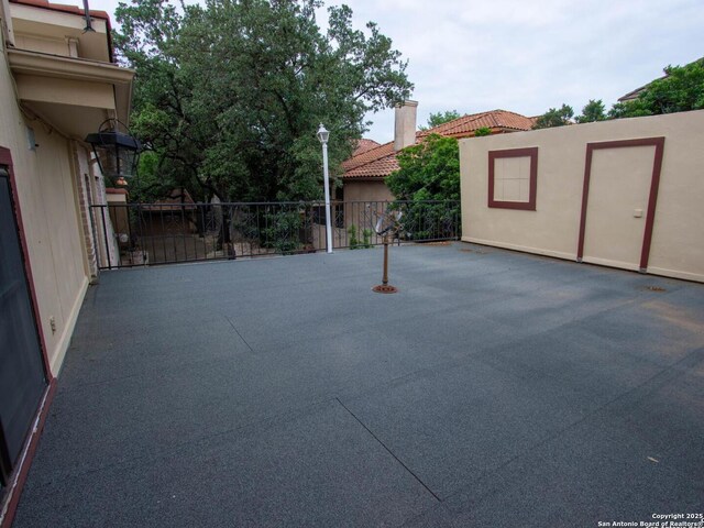 11402 Mission Trace St, San Antonio, TX 78230 - view of patio with fence