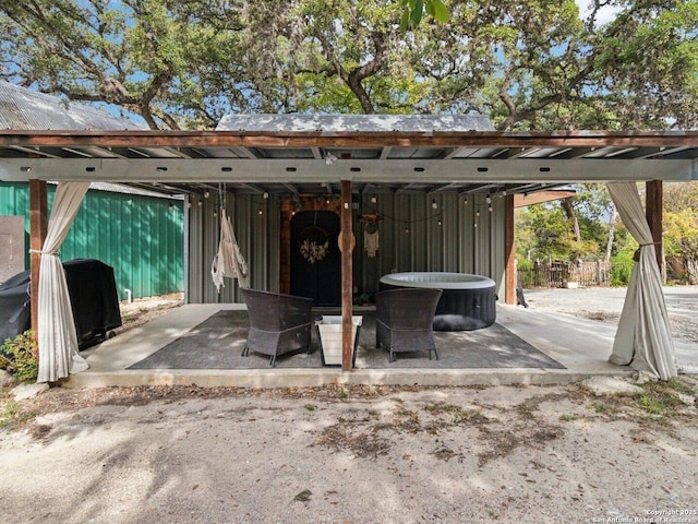 view of patio