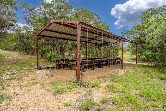 surrounding community with an outdoor structure