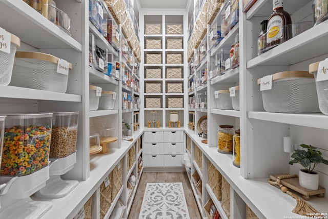 view of pantry