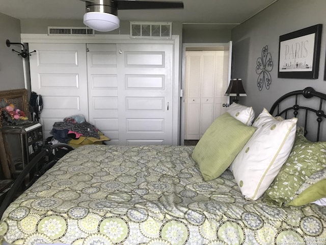7039 San Pedro Unit 810, San Antonio, TX 78216 - bedroom featuring visible vents