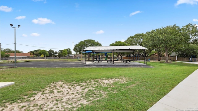 3634 Ridge Cluster, San Antonio, TX 78247 - view of home's community featuring a yard, a gazebo, and fence