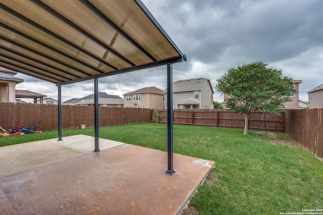 view of patio / terrace featuring a fenced backyard