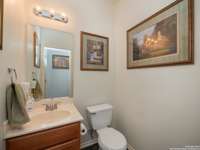 3608 Augusta Glade, Schertz, TX 78154 - half bath featuring toilet and vanity