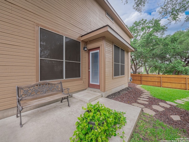 3608 Augusta Glade, Schertz, TX 78154 - entrance to property with a patio and fence