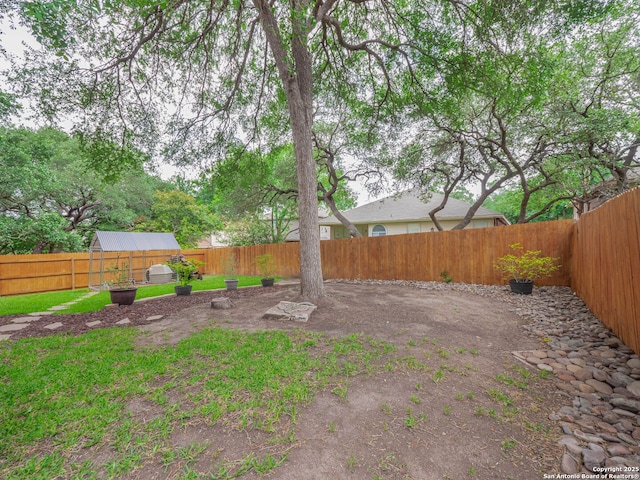 3608 Augusta Glade, Schertz, TX 78154 - view of yard featuring a fenced backyard