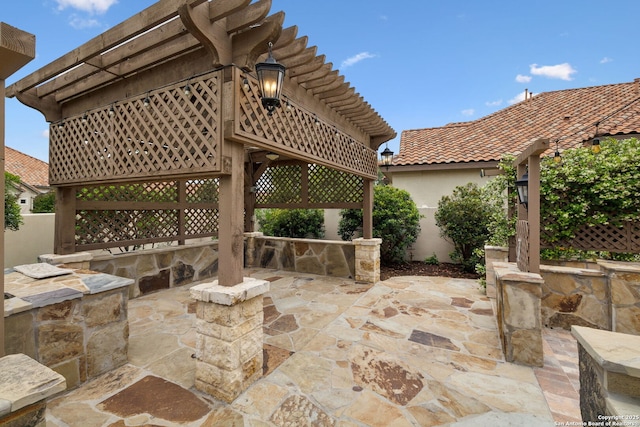 view of patio