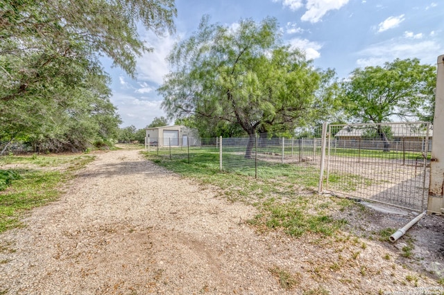 exterior space with driveway