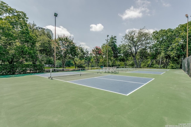200 Patterson Unit 312, San Antonio, TX 78209 - view of tennis court featuring fence and community basketball court