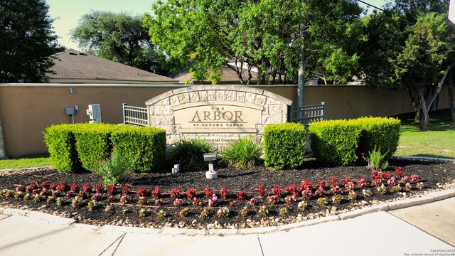 9110 Feather Blf, Helotes, TX 78023 - view of community sign