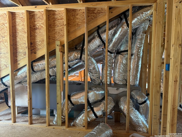 view of attic