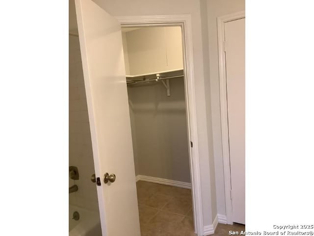 view of closet