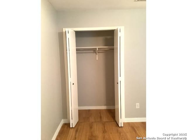 view of closet