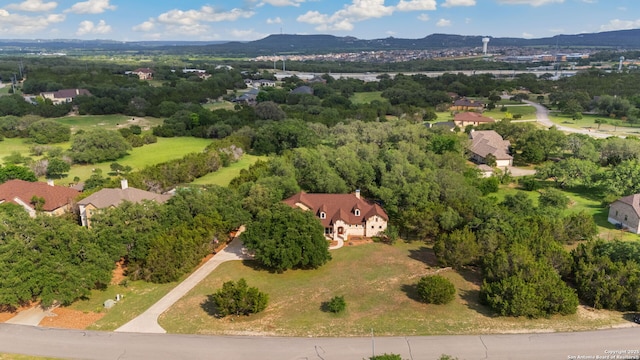 30406 Saddleridge, Bulverde, TX 78163 - aerial view featuring a mountain view