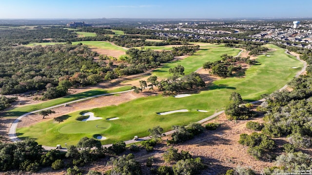 3818 Cualquiera, San Antonio, TX 78261 - aerial view of property's location with a local golf course and nearby suburban area