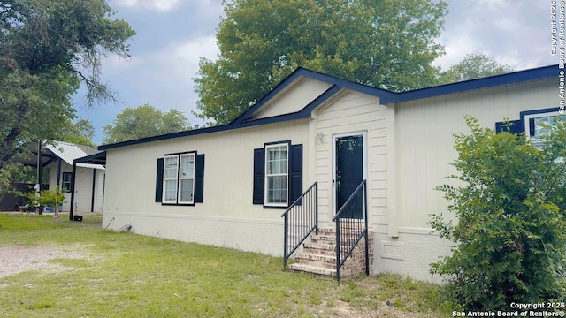 22902 Sweet Liberty, San Antonio, TX 78112 - view of front of property featuring a front yard and entry steps