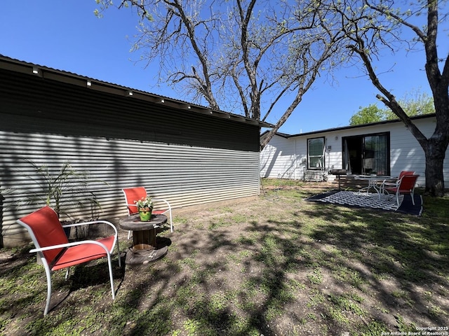 view of yard with a patio