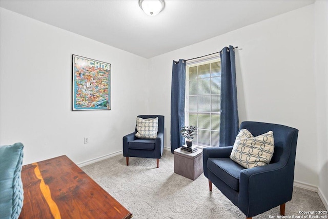 7722 Strolling Ln, Live Oak, TX 78233 - living area featuring baseboards and carpet