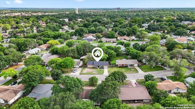 7722 Strolling Ln, Live Oak, TX 78233 - bird's eye view featuring a residential view