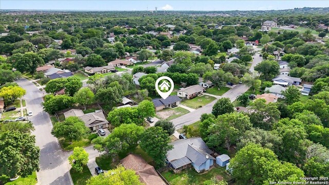 7722 Strolling Ln, Live Oak, TX 78233 - birds eye view of property featuring a residential view