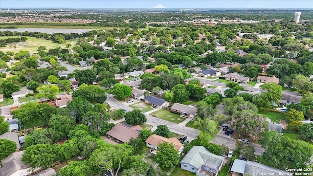 7722 Strolling Ln, Live Oak, TX 78233 - aerial view with a residential view and a water view