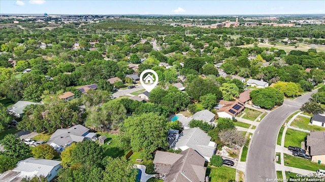 7722 Strolling Ln, Live Oak, TX 78233 - aerial view featuring a residential view