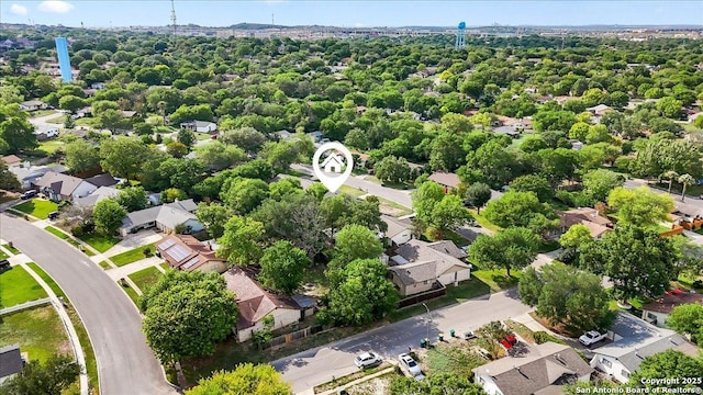 7722 Strolling Ln, Live Oak, TX 78233 - birds eye view of property featuring a residential view