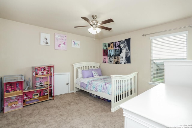 606 Sage Thrasher, San Antonio, TX 78253 - bedroom featuring a ceiling fan and carpet