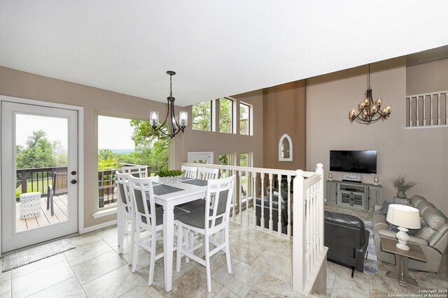 2928 Hidden Elm, San Antonio, TX 78261 - dining room featuring a chandelier