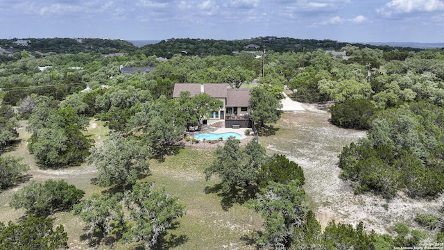 2928 Hidden Elm, San Antonio, TX 78261 - aerial view featuring a forest view