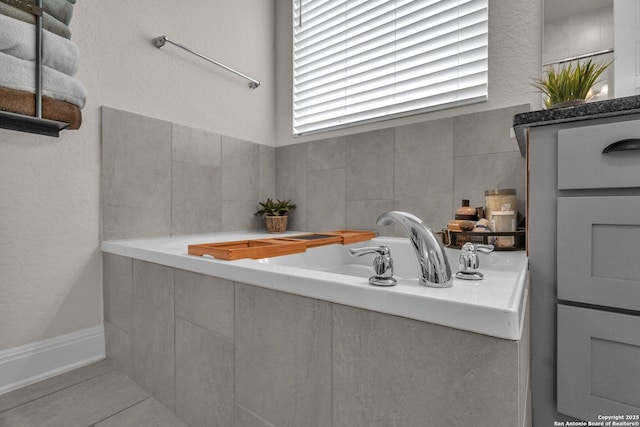 full bath with a bath