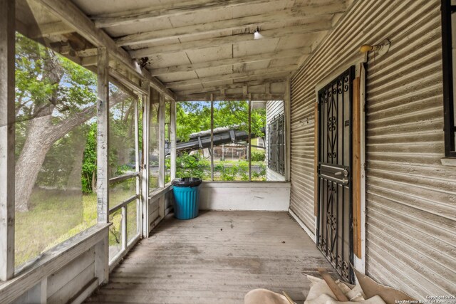 3403 W Travis, San Antonio, TX 78207 - view of unfurnished sunroom