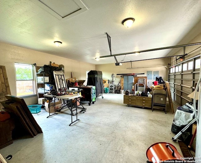 120 Sam Houston, Kerrville, TX 78028 - garage with a garage door opener and electric panel