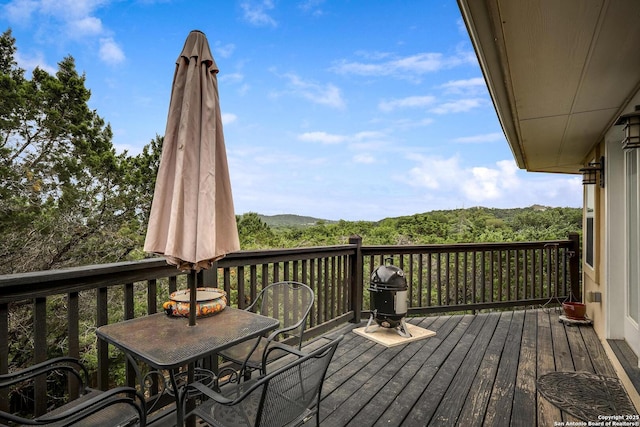16812 Fox Rdg, Helotes, TX 78023 - view of wooden deck