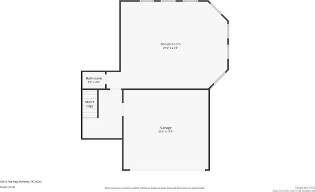 16812 Fox Rdg, Helotes, TX 78023 - plan