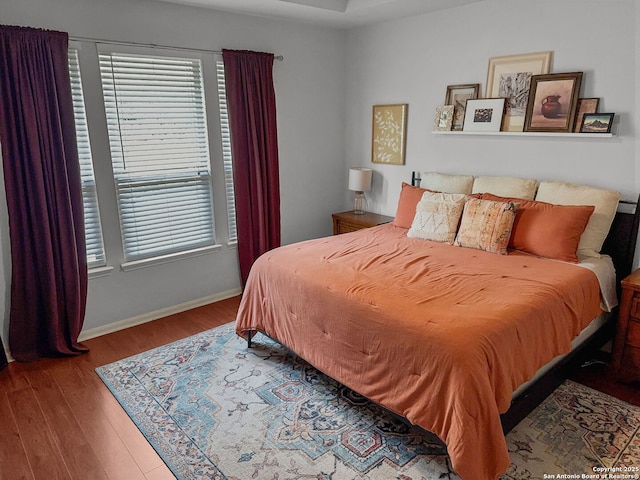 51 Roan, San Antonio, TX 78259 - bedroom featuring baseboards and wood finished floors