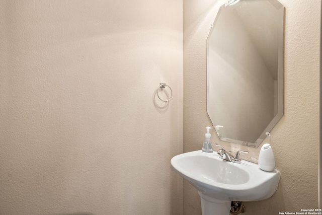 bathroom with a sink
