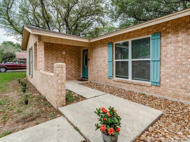 1639 Redwood, Seguin, TX 78155 - property entrance with brick siding