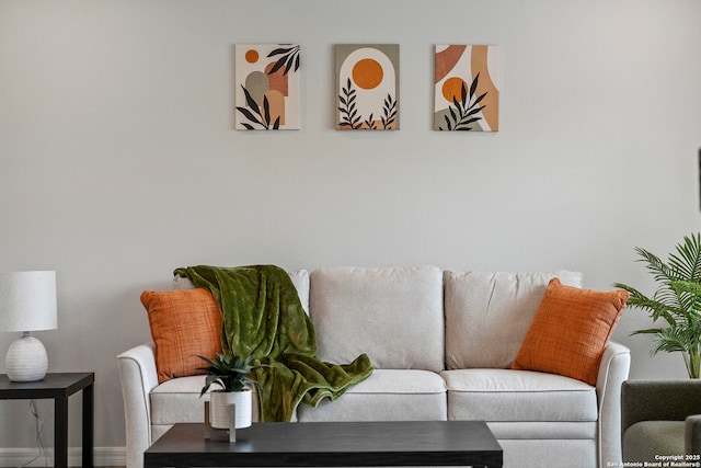 view of living area