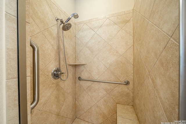 details with a stall shower